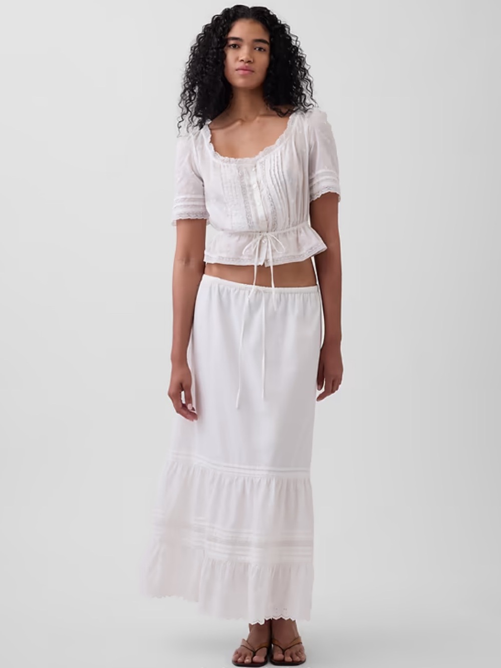 GAP Tiered Easy Maxi Skirt